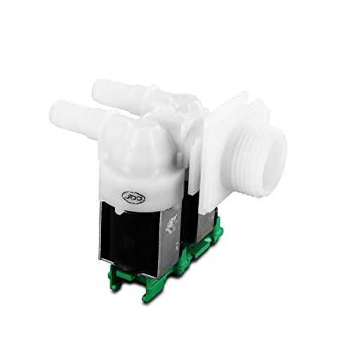 DL-pro Magnetventil für Bosch Siemens 428210 00428210 zweifach 180° 10,5mmØ Ventil Ablaufventil Wasserventil Wasserablaufventil für Waschmaschine von DL-pro