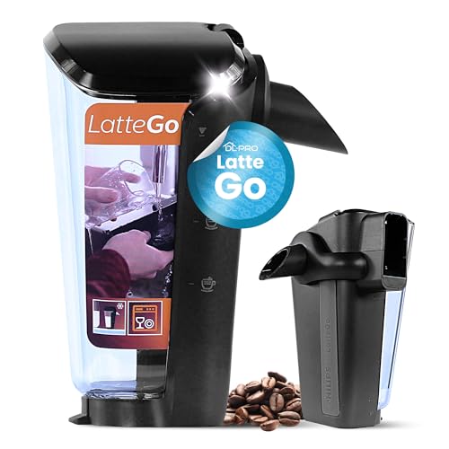 DL-pro Milchbehälter mit Deckel neue C-Version Milchkaraffe für LatteGo Kaffeevollautomat 3200 4300 5000 5400 Serie EP2030 bis EP5934 für Philips CP1199 ersetzt 421945100771 421944083391 CP0657/01 von DL-pro