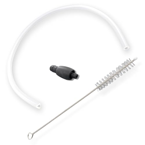 DL-pro Milchschlauch Schlauch mit Kerbe 363mm für Bosch Siemens 00654026 TCC78K750 Kaffeemaschine mit Reinigungsbürste DL-pro Milchschlauch Schlauch mit Kerbe 363mm für Bosch Siemens 00654026 TCC78K750 Kaffeemaschine mit Reinigungsbürste von DL-pro