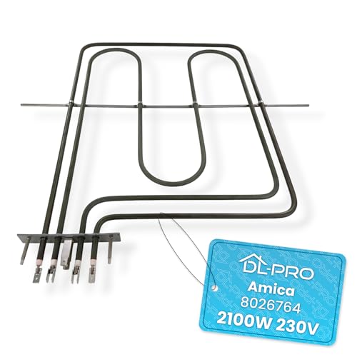 DL-pro Oberhitze Heizelement 2900W 230V für Amica 8026764 Grillheizung für Backofen Ofen Herd von DL-pro