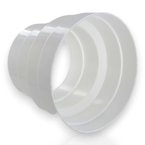DL-pro Reduzierstück Adapter Ø100/80mm für Abluftschlauch Rohr in Lüftungssysteme Belüftungstechnik Ablufttrockner von DL-pro