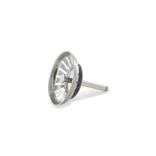 DL-pro Siebkörbchen 79mm mit Hubstange 8x61mm 18 Schlitze passend wie Blanco 119146 für Siebkorbventil Spülbecken von DL-pro