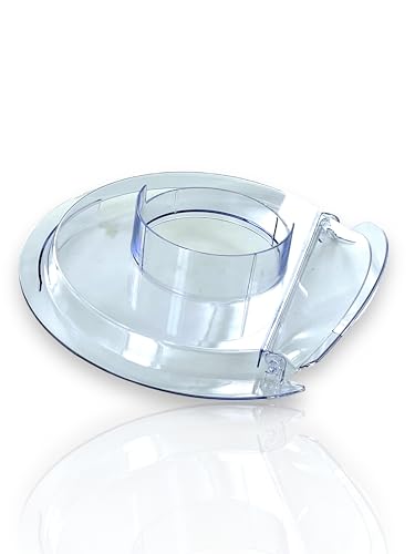 DL-pro Spritzschutzdeckel Spritzschutz für Kenwood Chef KW716198 31227 Abdeckung Deckel Ø 244mm für Rührschüssel Schüssel für KM66 Küchenmaschine von DL-pro