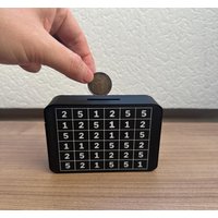 Spardose Mit Ziel/100 Oder 250 Euro Sparchallenge Für Urlaub Urlaubskasse, Auto, Haus Hochzeit Viele Fraben 3D Druck Spardose Mit Ziel/100 Oder 250 Euro Sparchallenge Für Urlaub Urlaubskasse, Auto, Haus Hochzeit Viele Fraben 3D Druck von DL3DPrint
