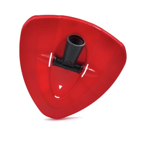 DLAIMI 1 Stück Wischmopp Ersatzkopf Kompatibel Mit Vileda Turbo EasyWring 2-in-1 Rotierende Dreieck Mop Kopf Abdeckung Ersatz für Spin Mop Zubehör von DLAIMI
