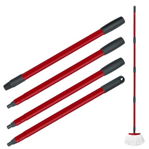 DLAIMI 1PCS Moppstiel Ersatz Kompatibel Mit Vileda Turbo Spin Mop, Leicht auswringender Moppstiel für die Bodenreinigung mit 4 Sektionen und verstellbar DLAIMI 1PCS Moppstiel Ersatz Kompatibel Mit Vileda Turbo Spin Mop, Leicht auswringender Moppstiel für die Bodenreinigung mit 4 Sektionen und verstellbar von DLAIMI