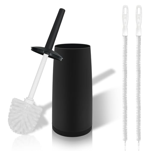 DLAIMI 1PCS Toilettenbürste mit Halter, 2 PCS Spülenreinigungsbürsten,Toilettenbürste und Halter Set - Effiziente Flecken- und Geruchsentfernung von DLAIMI