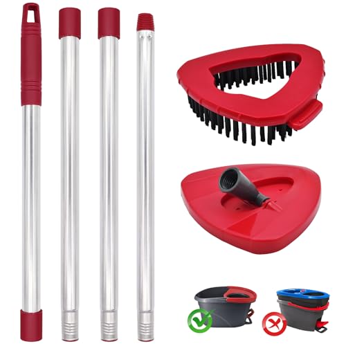 DLAIMI Moppstiel Ersatz Kompatibel Mit Vileda Turbo Spin Mop,Wischmopp Ersatzkopf für Vileda Turbo EasyWring 2-in-1 Rotierende Dreieck Mop Kopf Abdeckung Ersatz für Spin Mop Zubehör DLAIMI Moppstiel Ersatz Kompatibel Mit Vileda Turbo Spin Mop,Wischmopp Ersatzkopf für Vileda Turbo EasyWring 2-in-1 Rotierende Dreieck Mop Kopf Abdeckung Ersatz für Spin Mop Zubehör von DLAIMI