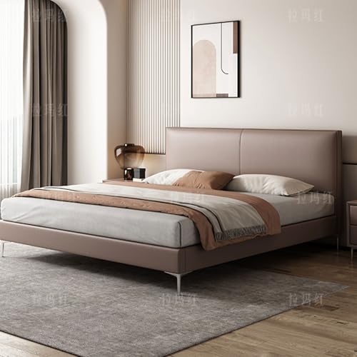 DLCQIJI Modernes Bettgestell in voller Größe, gepolstertes Plattformbett, ergonomisches gepolstertes Kopfteil, Holzlatten, Unterstützung geräuschfrei DLCQIJI Modernes Bettgestell in voller Größe, gepolstertes Plattformbett, ergonomisches gepolstertes Kopfteil, Holzlatten, Unterstützung geräuschfrei von DLCQIJI