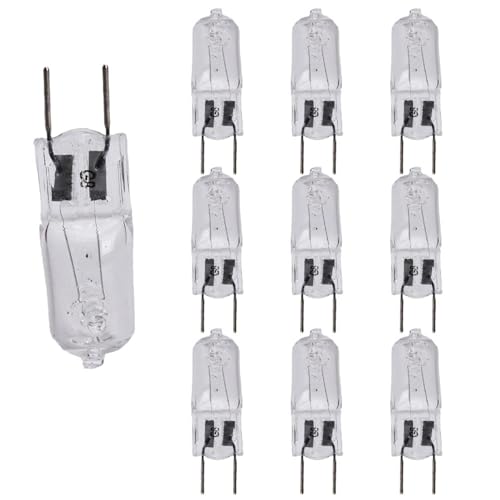 DLEDMOP G8 Halogenlampen 35W 50W 220V 20W Halogen Glühbirne G8 Bi-Pin Base T4 JCD Typ Lampe für Unterschrank Puck Beleuchtung 35W 10PCS von DLEDMOP