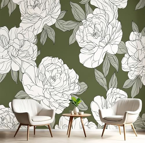 Fototapete Romantische Palmblätter 400x280cm Seide Foto Tapete Jugendstil XXL Wandtapete für Wohnzimmer Schlafzimmer Esszimmer Wanddekoration, Rosa Fototapete Romantische Palmblätter 400x280cm Seide Foto Tapete Jugendstil XXL Wandtapete für Wohnzimmer Schlafzimmer Esszimmer Wanddekoration, Rosa von DLERFLOVR