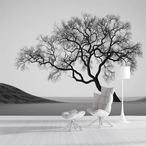 Fototapete Trockene Baumstämme 400x280cm Schlafzimmer Wohnzimmer Seide XXL Wandtapete Schwarzweißfotos Fototapeten Bildtapete 3d Effekt Wand Dekoration, Grau Fototapete Trockene Baumstämme 400x280cm Schlafzimmer Wohnzimmer Seide XXL Wandtapete Schwarzweißfotos Fototapeten Bildtapete 3d Effekt Wand Dekoration, Grau von DLERFLOVR