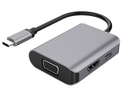 DLH USB-C to HDMI/VGA/USB-C Adapter. DLH USB-C to HDMI/VGA/USB-C Adapter. von DLH