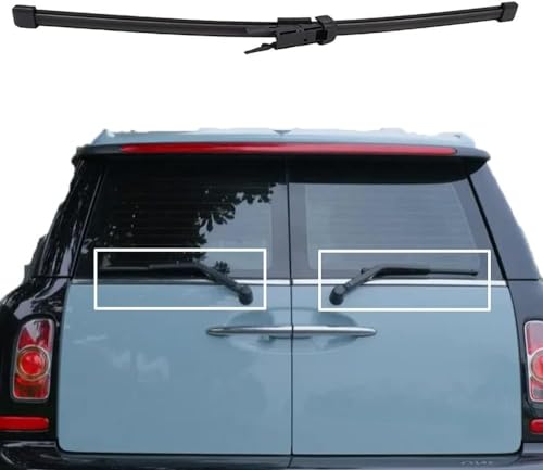 DLHFC Auto Heckscheibenwischer Set für Mini Clubman R55 2007 2008 2009 2010 2011 2012 2013 2014, Auto-Hinterer Scheibenwischer Wischer Gummi Reinigungsfenster Ersatzteile von DLHFC