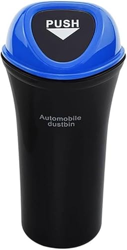 Auto Mülleimer Mit Deckel für Polo MK6 AW GTI 2018-2023 2024 2025, Hängende Aufbewahrungsbox Tragbarer Auslaufsicherer Fahrzeug Mülleimer,B-Blue Auto Mülleimer Mit Deckel für Polo MK6 AW GTI 2018-2023 2024 2025, Hängende Aufbewahrungsbox Tragbarer Auslaufsicherer Fahrzeug Mülleimer,B-Blue von DLHFC