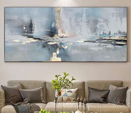 DLKAJFK Neue abstrakte große Größen Ölgemälde,Home Bild Malerei Landschaft Wandmalereien für Wohnzimmer Dekoration Zubehör Rahmenlos (Stile 1,80x160cm*1) von DLKAJFK