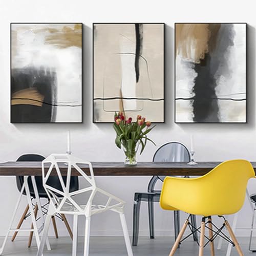 Moderne Aesthetic Pflanze Bilder Boho Deko Bilder,Abstrakt Kunst Wandbilder Bohemian Poster Set,Ohne Rahmen (Poster-08,3Pcs-70x100cm) von DLKAJFK