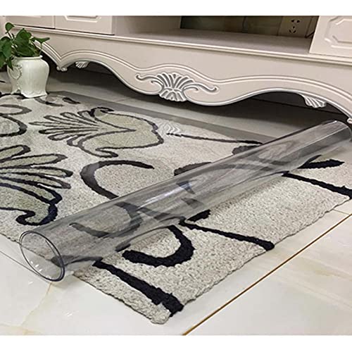 Durchsichtige Stuhlmatte Für Teppichboden, Büro Schreibtischstuhl Unterlage, Transparente Pvc-bodenschutzmatte, Rutschfeste Teppichschutzmatte (rechteckig, 90x120/100x150cm),50x70cm/129.7*27.6in von DLLY