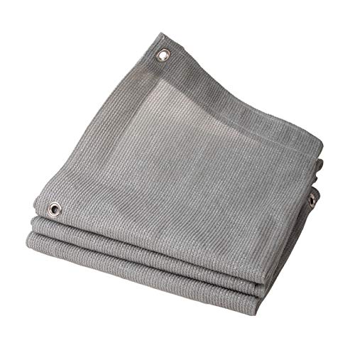 Graues Schattiernetz, Sonnensegel, Netz Gewebe, Pflanzen- / Auto-Schattennetz Im Freien, Wasserdurchlässige Plane, Winddichtes, Anti-Uv Schatten Tuch,4x6m(13 * 20ft) von DLLY