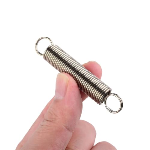 0,7 mm Drahtdurchmesser 304 Edelstahl S-Haken Rundhaken Spule Pullback Verlängerung Zugfeder(110mm(5pcs),5mm-S hook) von DLNTXFDG