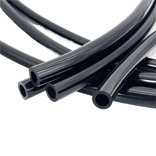 1 Meter ID 12mm/15mm/16mm/19mm/25mm Schwarzer Silikonschlauch(OD 16xID 12mm) von DLNTXFDG