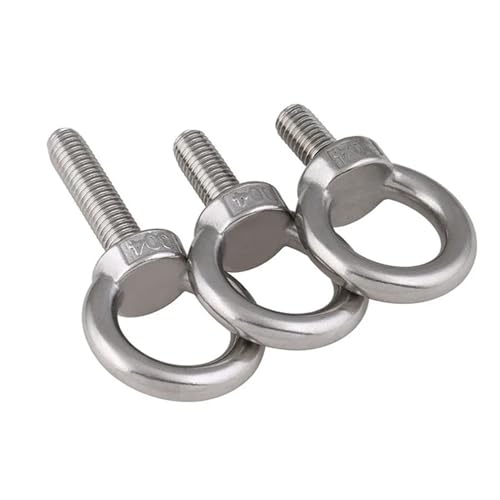 1 Stück A2 Edelstahl Hakenringschrauben M3 ~ M24 Ösenverschluss(M6 x 20mm) von DLNTXFDG