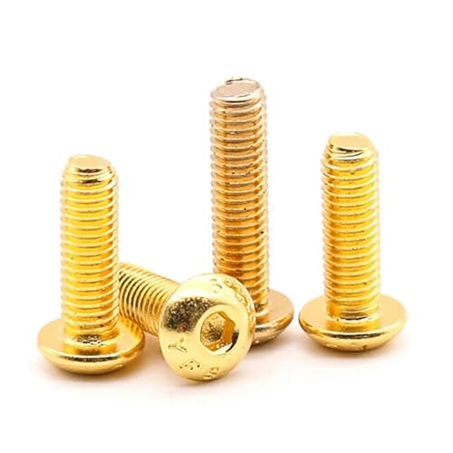 10 Stück M2 ~ M5 Klasse 12.9 Linsenkopf-Innensechskantschrauben(M5x12) von DLNTXFDG