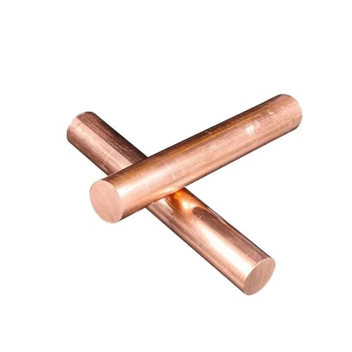 1Pcs Runde Solide Stange Bar Kupfer Stange Durchmesser 10mm-80mm Messing Stick T2 Kupfer Bar(Length 100mm,Diameter20mm) von DLNTXFDG