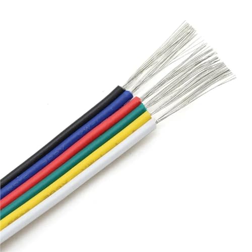 1m ~ 50m 22AWG Kabel Elektrisches Kabel 2/3/4/5/6pin Verlängerungskabel for RGB RGBW RGBWW SMD WS2812B Streifenlichtanschluss(6 pins,30 meters) von DLNTXFDG