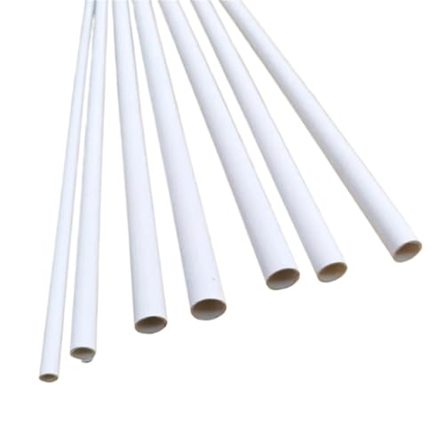 2 Stücke Länge 500mm Weiß PVC Rohr Kunststoff Rohr(9x11mm 2pcs) von DLNTXFDG