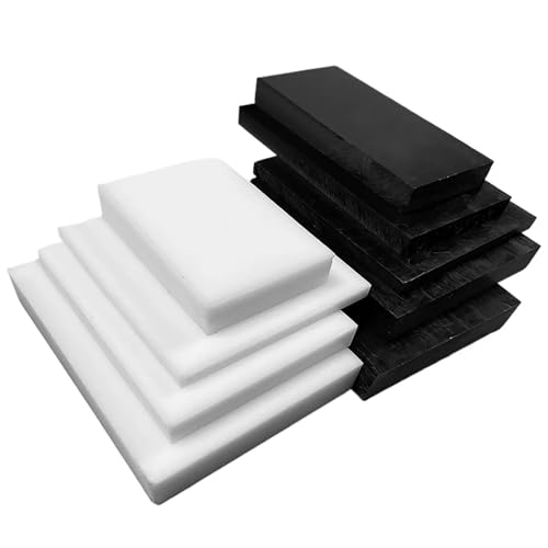 Dicke 1mm - 20mm Hartplastik-Polyoxymethylenplatte for CNC-Modellbrett DIY-Rohmaterial(White,4x300x300mm 1Pcs) von DLNTXFDG