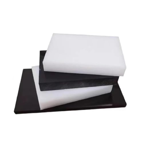 HDPE Flache schwarze weiße technische Kunststoffplatte(White,3x200x300mm 1pc) von DLNTXFDG