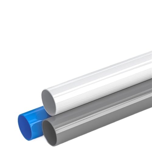 Länge 500 mm, PVC-Kunststoffrohr, Außendurchmesser 20–110 mm(Gray,20x2mm) von DLNTXFDG