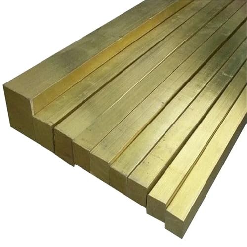 Länge 500 mm Messing Flachstange Quadratstab Stange 3 mm - 20 mm(2x2mm 4Pcs) von DLNTXFDG