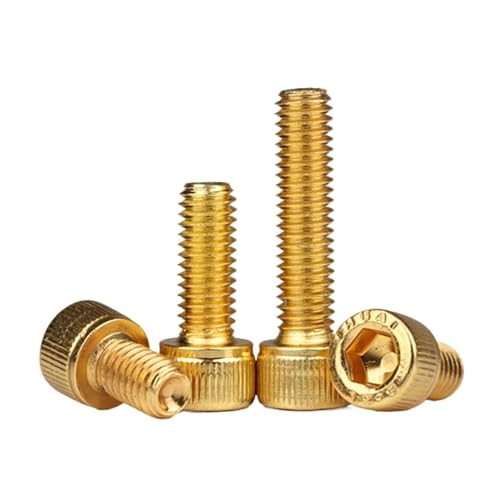 M2 M2.5 M3 M4 M5 M6 Innensechskantschraube mit Becherkopf, Güteklasse 12.9, Länge 4–35 mm(M4x16mm-10pcs) von DLNTXFDG