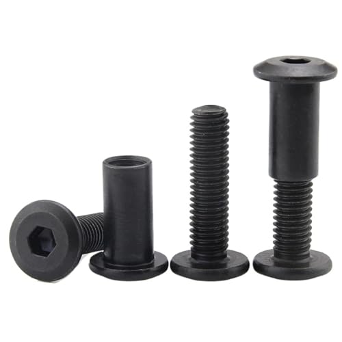 M6 Schwarze Innengewinde-Sicherungsschraube, Mutter(10mm(20pcs)) von DLNTXFDG