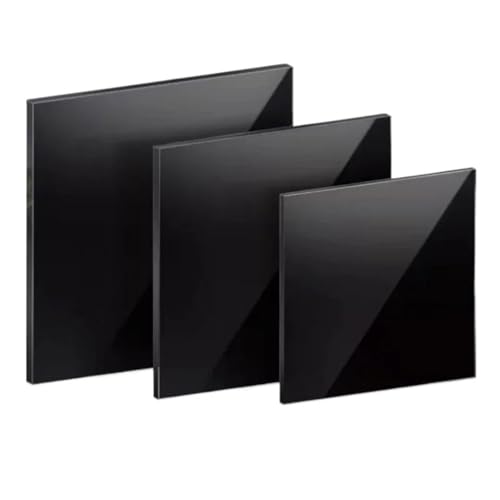 Schwarze Polycarbonatplatte aus Kunststoff(200x200mm 2PCS,6mm) von DLNTXFDG