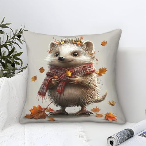 DLONIRPEX Igel Weicher Kissenbezug, Quadratische Form Im 1er Set, Perfekt Für Stylish Accessory Und Pet Corner, Maschinenwaschbar 45x45cm DLONIRPEX Igel Weicher Kissenbezug, Quadratische Form Im 1er Set, Perfekt Für Stylish Accessory Und Pet Corner, Maschinenwaschbar 45x45cm von DLONIRPEX