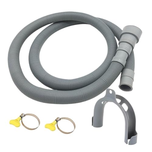 1,5/2/3/4 M Ablaufschlauchverlängerung For Waschmaschine, Universell, Abflussrohr For Geschirrspüler, Abwasserschlauch-Set For Waschmaschinen, For 20, 24, 30, 38 Mm(1.5m) von DLRBNDMGF