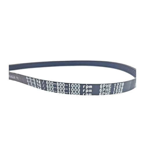 6PHE1228 Gummiriemen For Waschmaschine, Kompatibel Mit Haier, Kompatibel Mit Vestel Beko, 1228H6EL 1228 PHE 42022763 von DLRBNDMGF