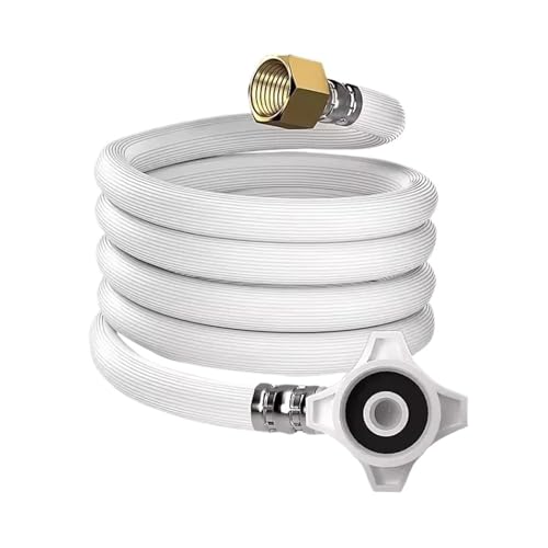 80-500 Cm G1/2-G3/4 Zoll PVC Sanitär Geflochtene Schlauch Wasserhahn Wasser Rohr For Küche Bad Sanitär(200CM) von DLRBNDMGF
