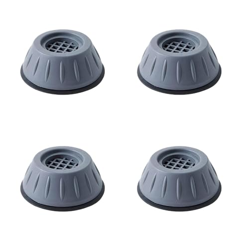 Anti-Vibrations-Füße Pads Gummimatte Slipstop Silent Universal Waschmaschine Kühlschrank Möbel Feste Erhöhung Dämpfer Ständer(4Pcs 10cm) von DLRBNDMGF
