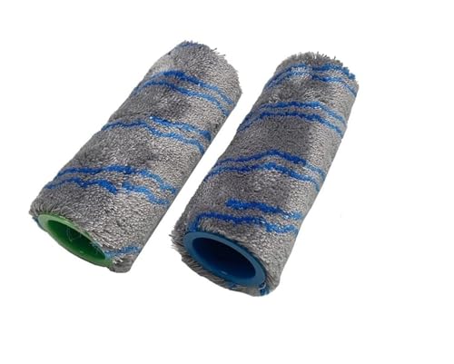 Rollenbürsten-Set, Kompatibel Mit Karcher, FC7 FC5 FC3D FC3 Akku-Hartbodenreiniger, Rollenbürsten-Set(DrakGray-2pcs) von DLRBNDMGF