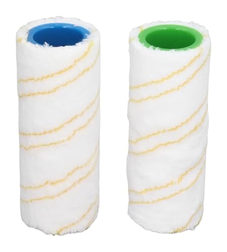 Rollenbürsten-Set, Kompatibel Mit Karcher, FC7 FC5 FC3D FC3 Akku-Hartbodenreiniger, Rollenbürsten-Set(Yellow-2pcs) von DLRBNDMGF