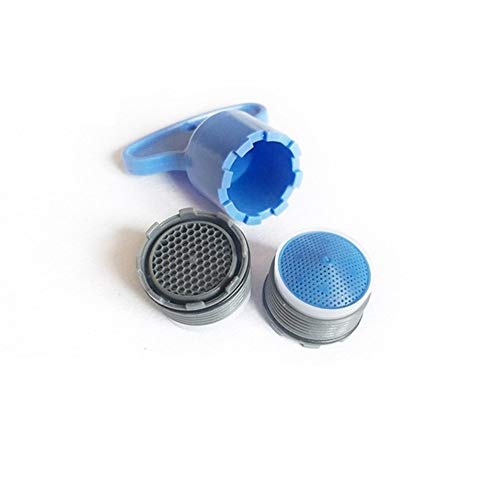 DLRSET Luftsprudler für Küchenspüle, 2ST 18.5mm Außengewinde Wasserspar Tippen Belüfter, Großhandel Hahn Blase Küche-Bassin-Hahn-Zusatz-Badezimmer (Size : A) von DLRSET