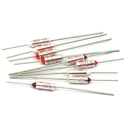 DLRSET sicherungen Sortiment, 5 stücke TF Thermosicherung RY 10A 15A 250V Temperatur 65c 85c 100c 105c 100c 120c 130c 152c 165c 172c 185c 192c 200c 216c 240c 280c 300c 300c (AMP : 15A, Size : 5PCS) von DLRSET