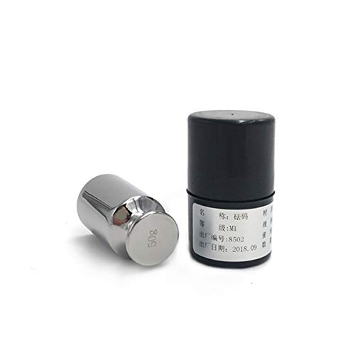 Kalibriergewichte, M1 Kalibriergewichte Edelstahl Gewicht Plates Precision-Gramm-Skala Gewichte (Color : 50g) von DLRSET