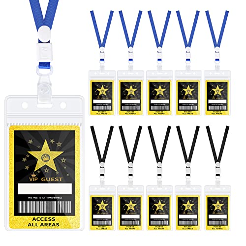 DLUGOPIS 10 Stück Filmkino-Partygeschenke, Hollywood-VIP-Pass, roter Teppich, Geburtstagsparty, Event, VIP-Pass, Geburtstagseinladung von DLUGOPIS