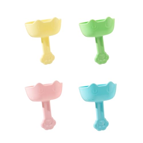 DLUKENY Eiscreme-Halter, auslaufsicher, Eislutscher-Schutz, Frozens Leckerei-Aufbewahrungsständer, praktisches Partyzubehör, gefrorene Leckerei-Halter für Party, 4 Stück von DLUKENY