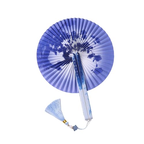 Magnetische Faltbare Handheld Lüfter Runde Designs Für Innen Und Außenveranstaltungen Und Zuhause Dekore Plastik+Papier von DLUKENY